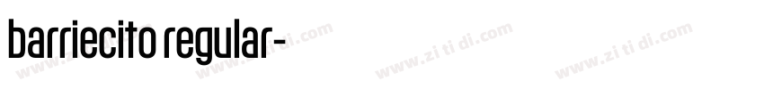 barriecito regular字体转换 barriecito regular字体转换